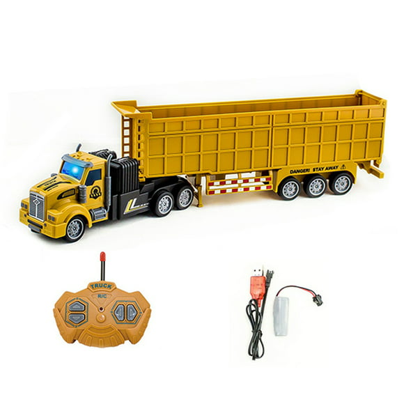 New RC Toy 4CH Remote Control Big Dump Truck Loaded Sand Vehicle Toys 1/26 Scale